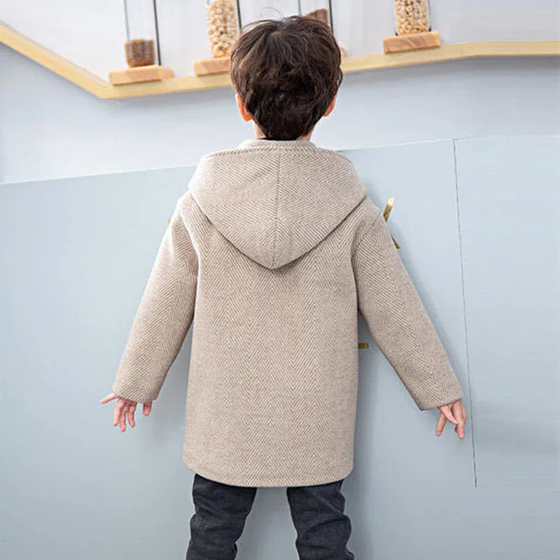 Casual Warm Winter Hooded  Jacket for Boys