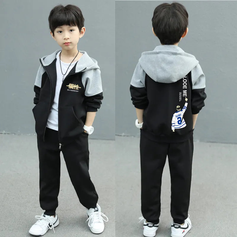 2Pcs Hoodies Coats + Pants  Suit