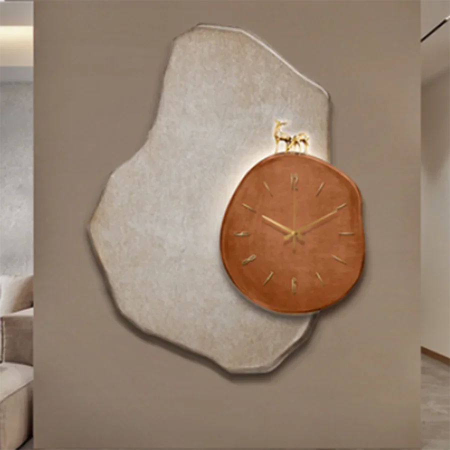 Luxury Living Room Wall Clock Modern Design