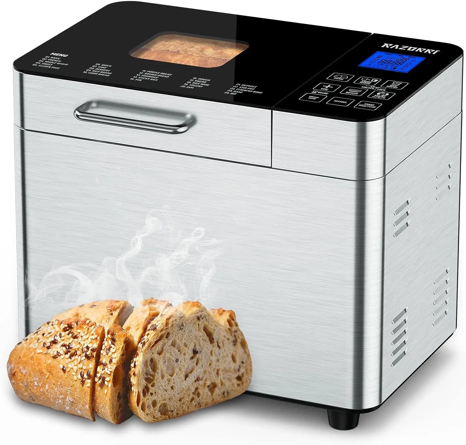 Stainless Steel Automatic Bread Maker