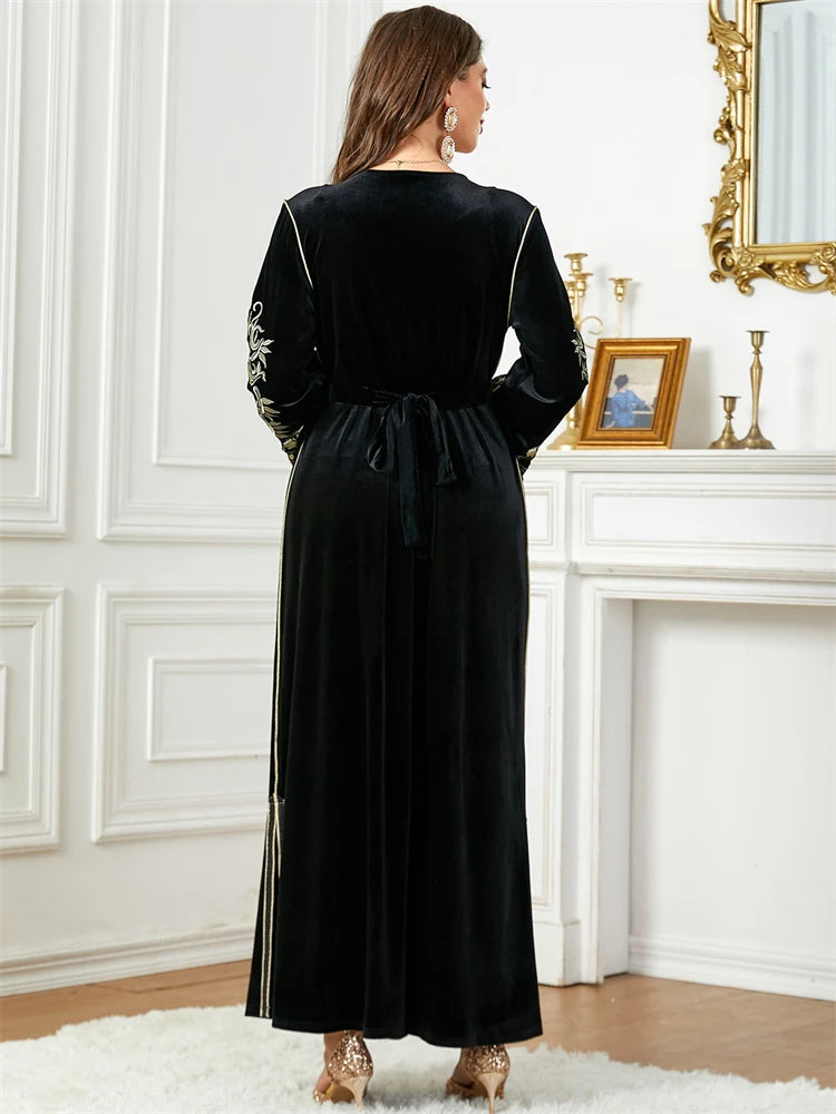 Velvet Turkey Fashion Abaya