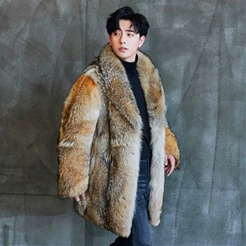 Original Wolf Fur Long Coat