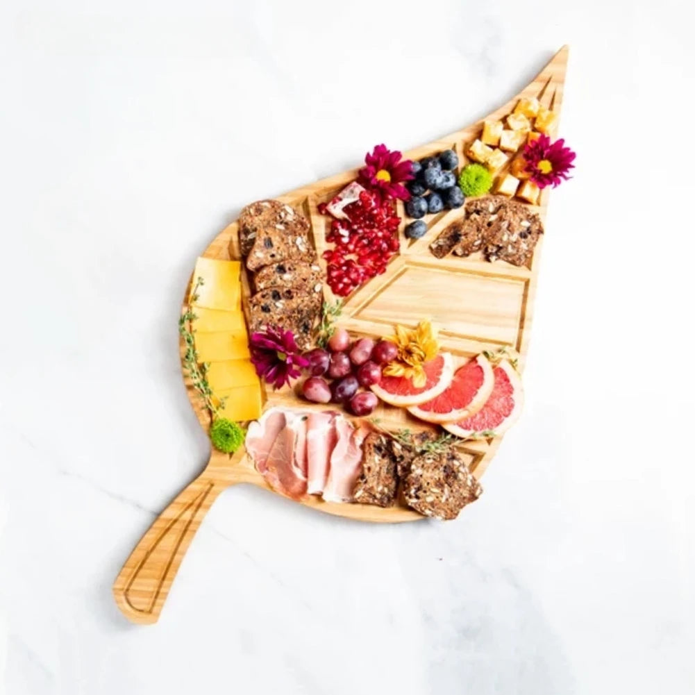 Leaf Shape Cheese Board Platter