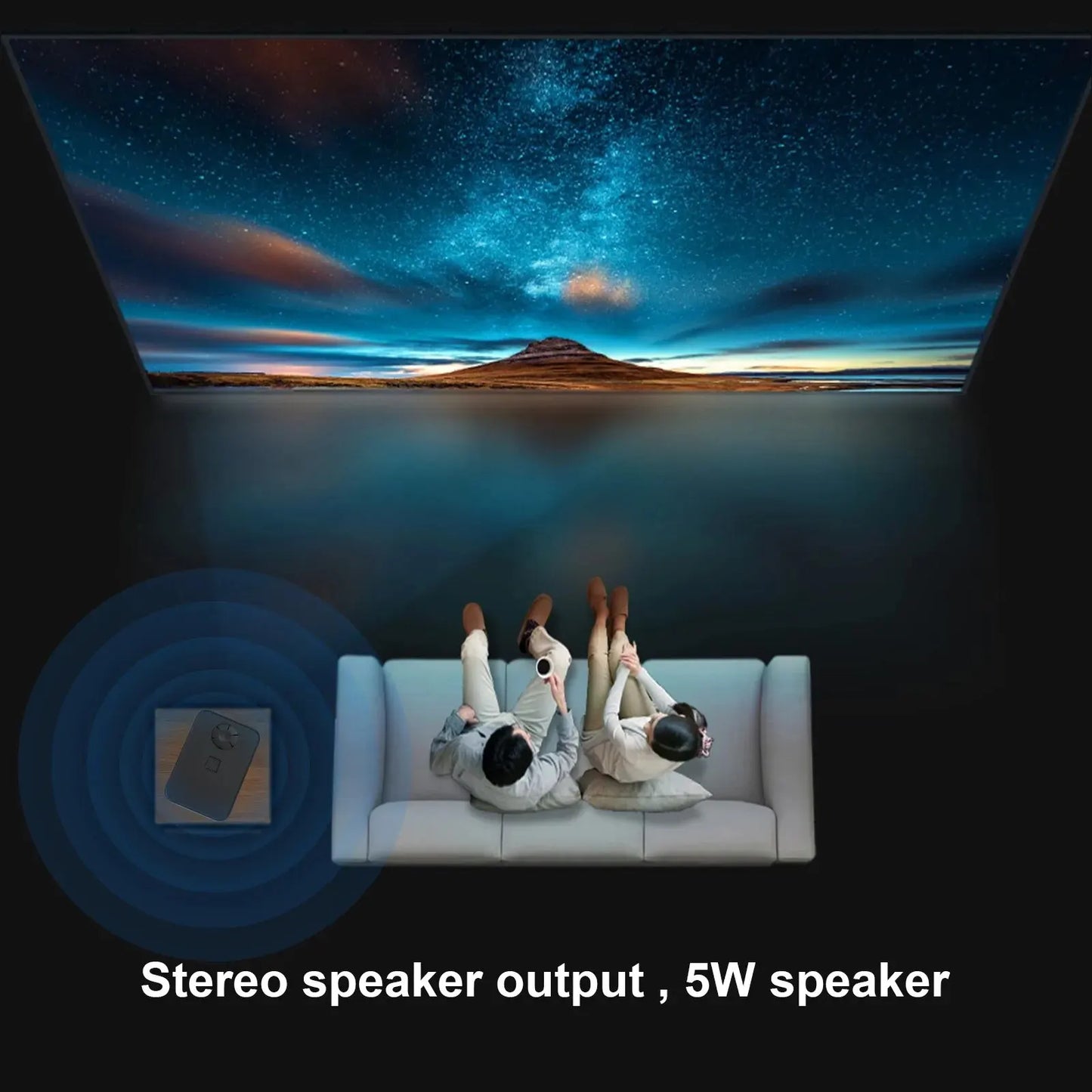 Home Cinema Outdoor portable Projector