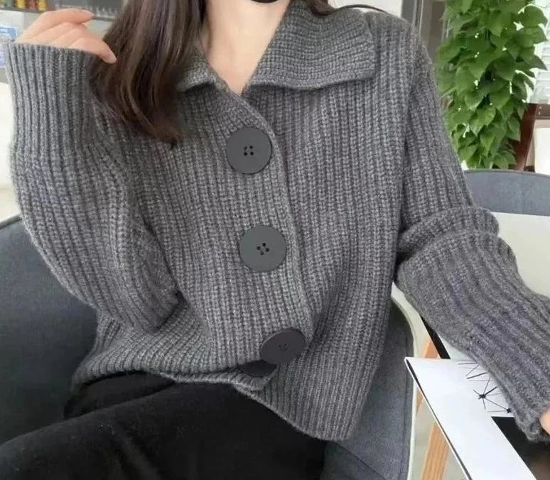 Loose and Warm Sweater Cardigan 