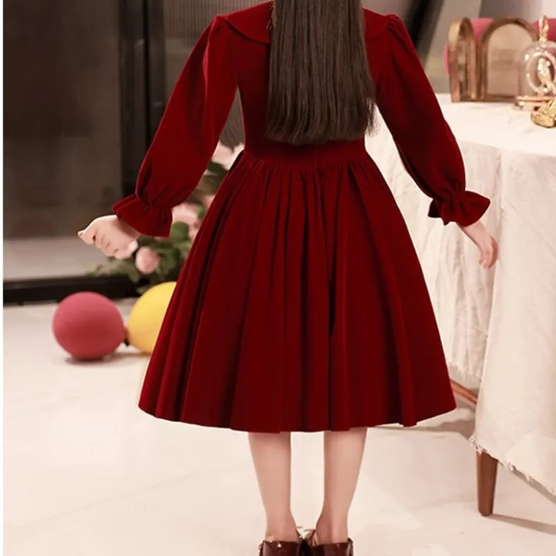 Long Sleeves Princess Dress