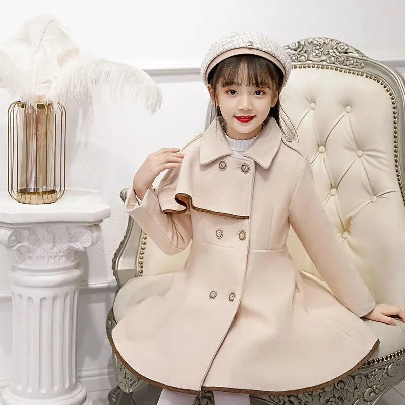 European Style Winter Warm Woolen Coat