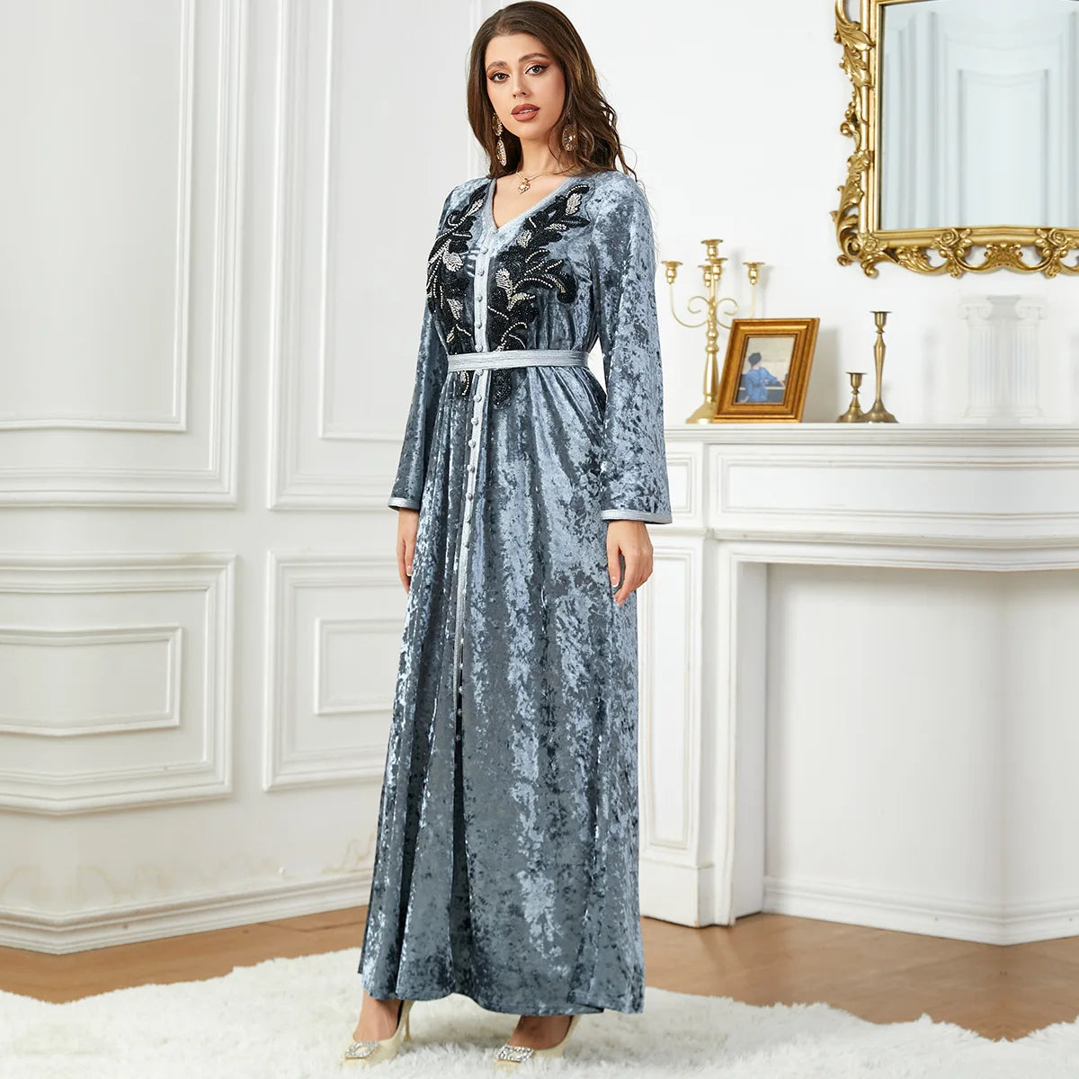 Saudi Arabian Velvet Abaya