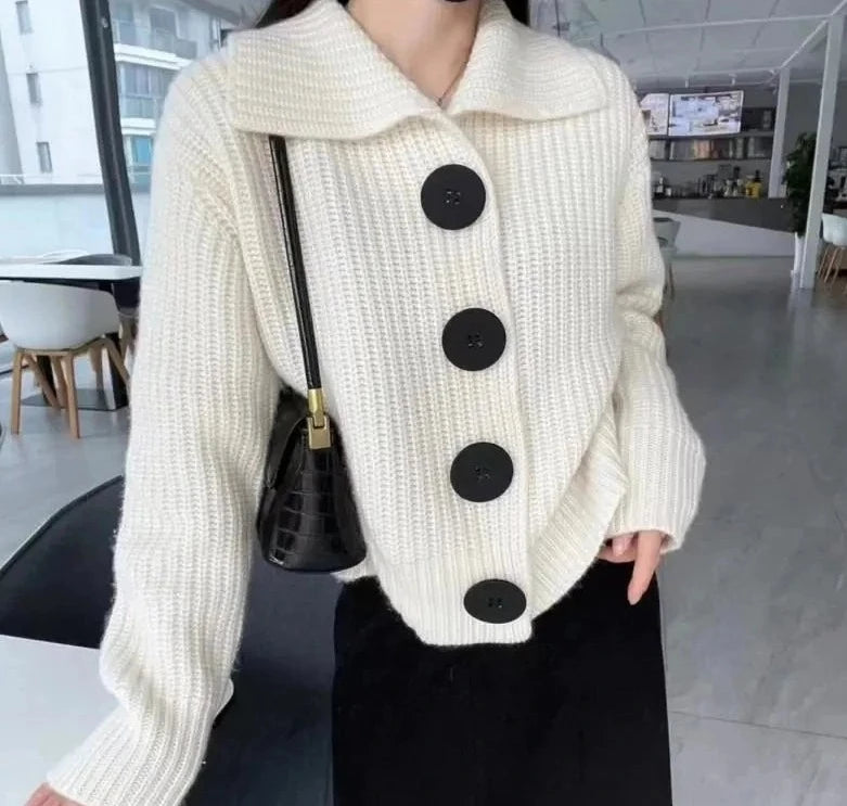 Loose and Warm Sweater Cardigan 