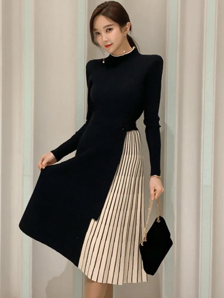 Winter Elegant Midi Dress