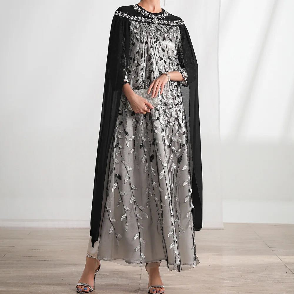 Elegant Abaya with Cape