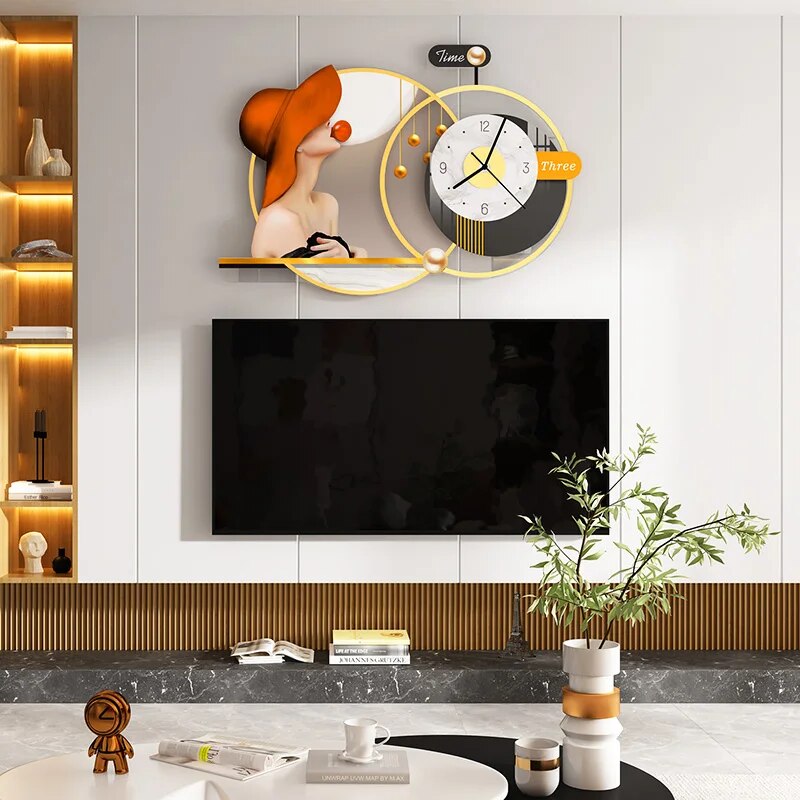 Luxury Digital  Wall Clock Modern Design