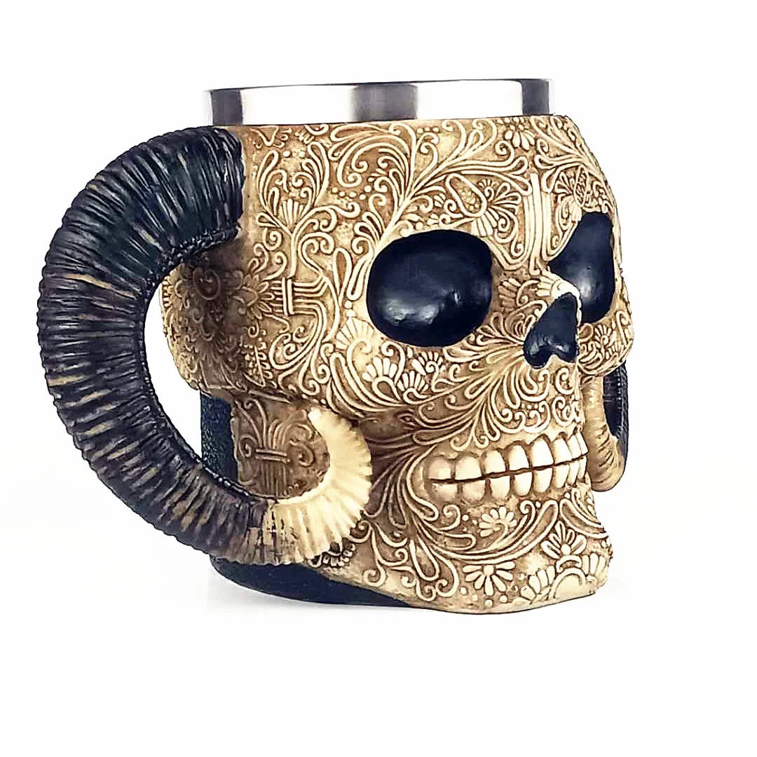 Stainless Steel 3D Handmade Vintage Cup