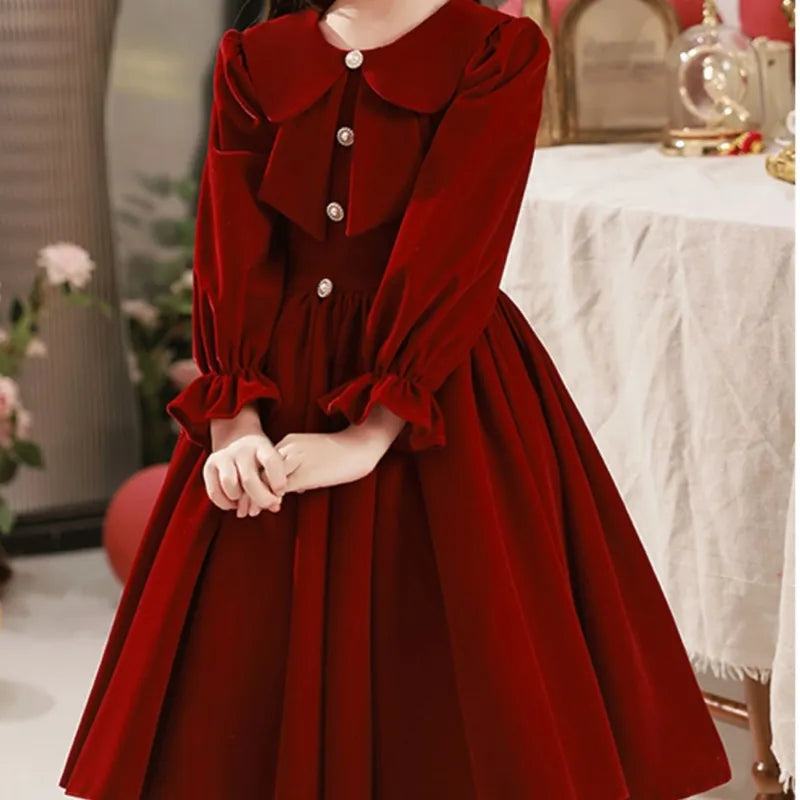 Long Sleeves Princess Dress