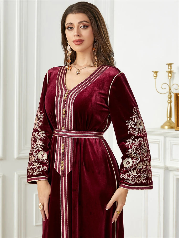 Velvet Turkey Fashion Abaya