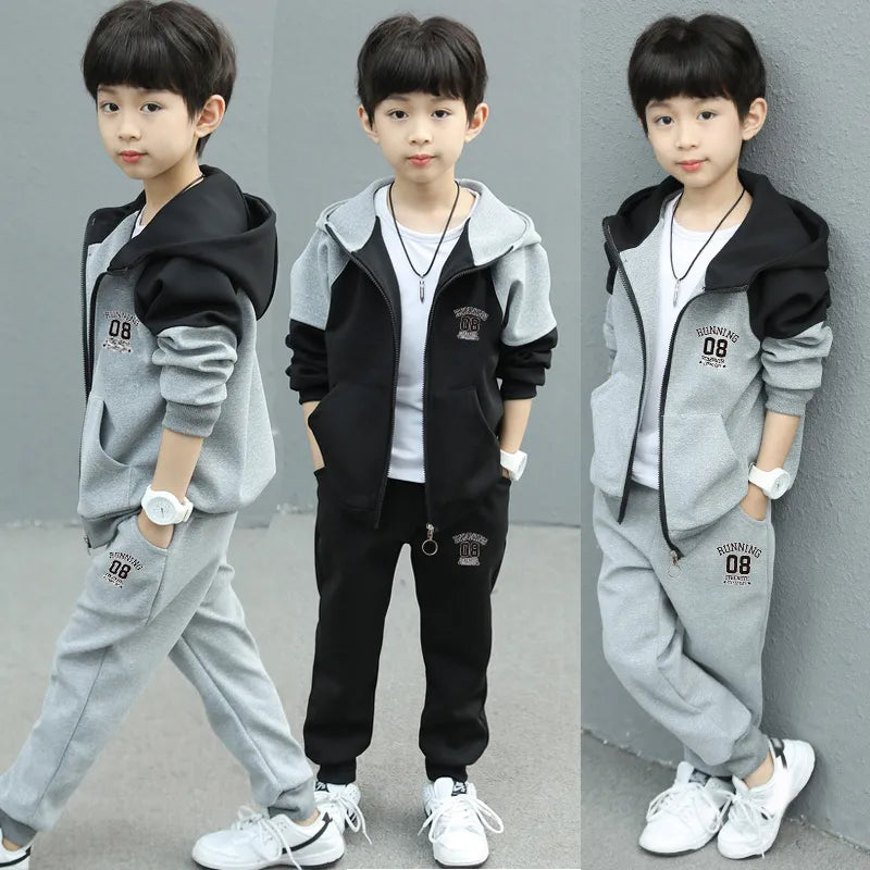 2Pcs Hoodies Coats + Pants  Suit