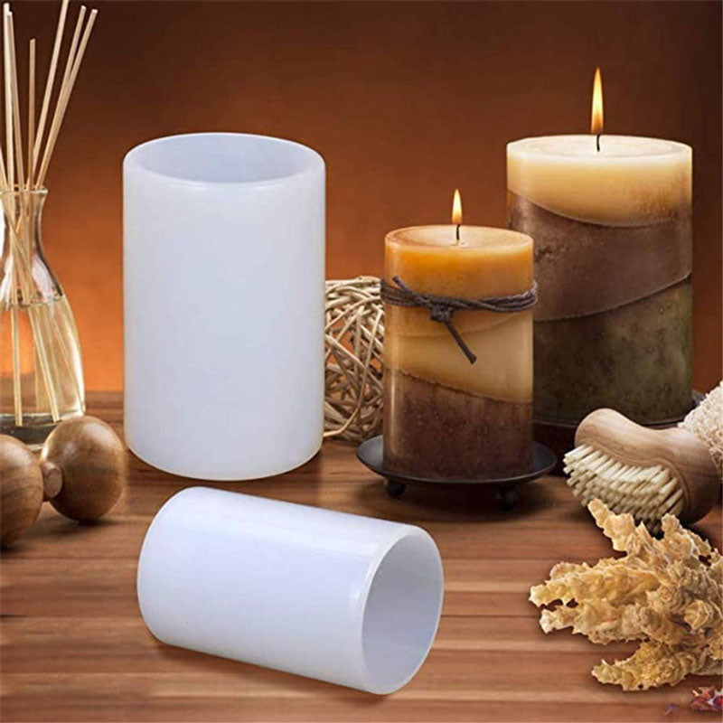 Cylinder Silicone Candle Molds