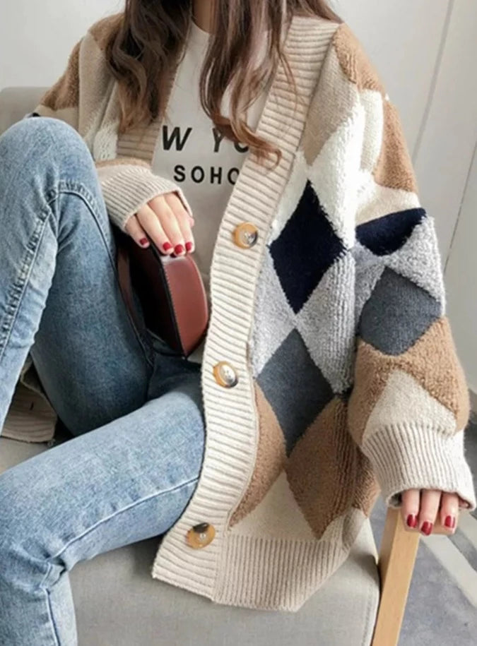 Oversized Cardigan Sweater 