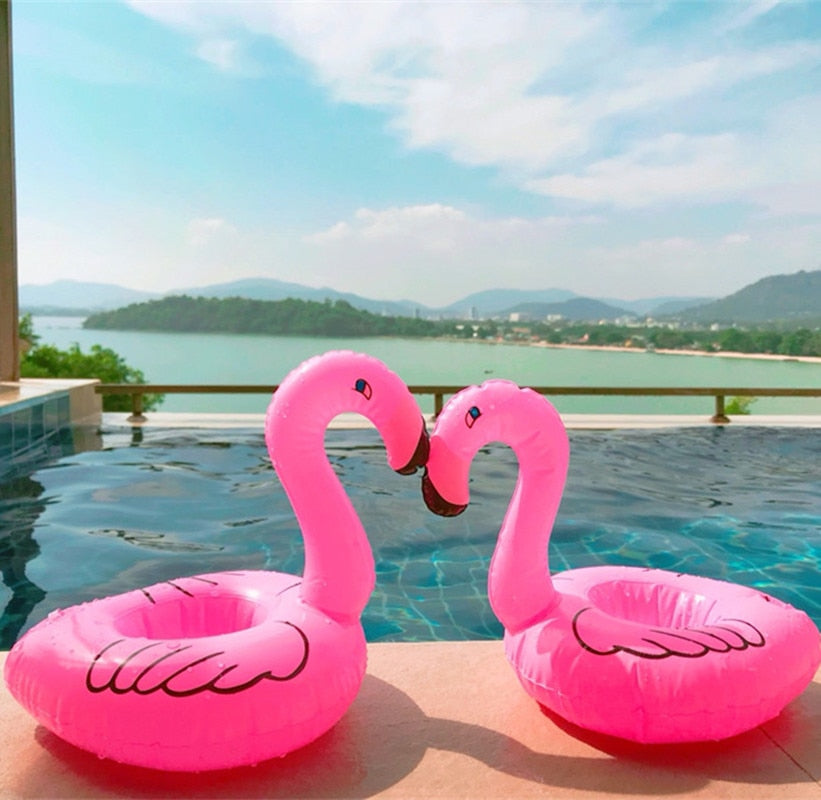 Flamingo Floating Drink Cup Holder for Swimming Pool