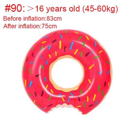 Donut Pool Float for Adult/Kids Swimming Circle Ring