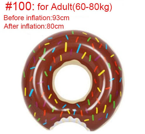 Donut Pool Float for Adult/Kids Swimming Circle Ring