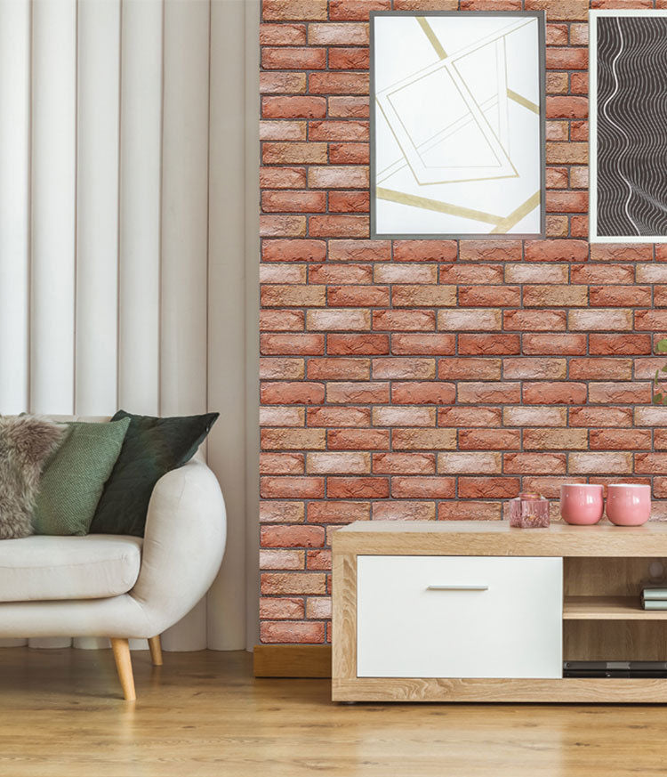 Brick Wall Sticker Self-Adhesive PVC Wallpaper