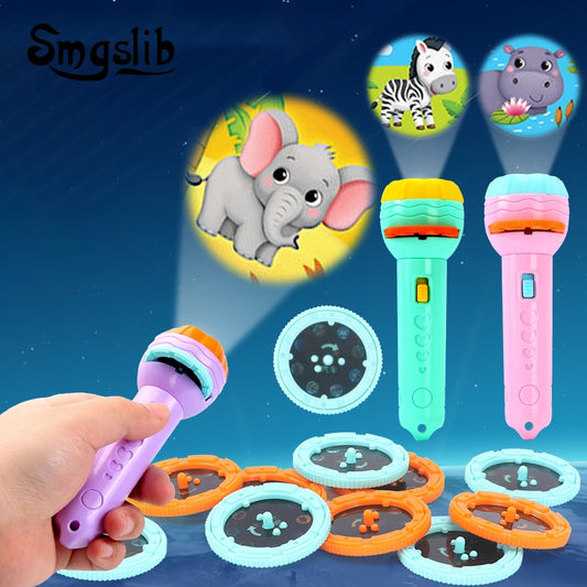 Baby Sleeping Story Book Flashlight Projector