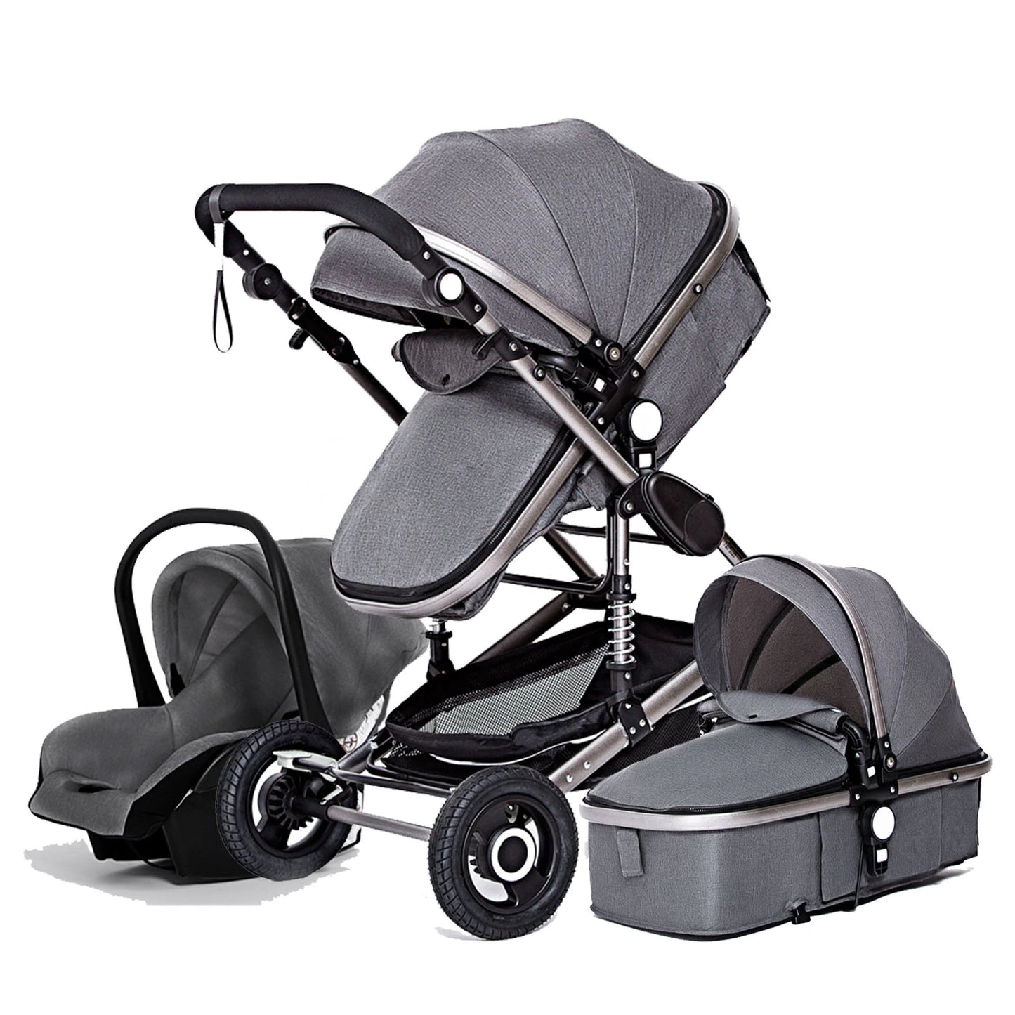 Luxurious Baby Stroller 3 in 1