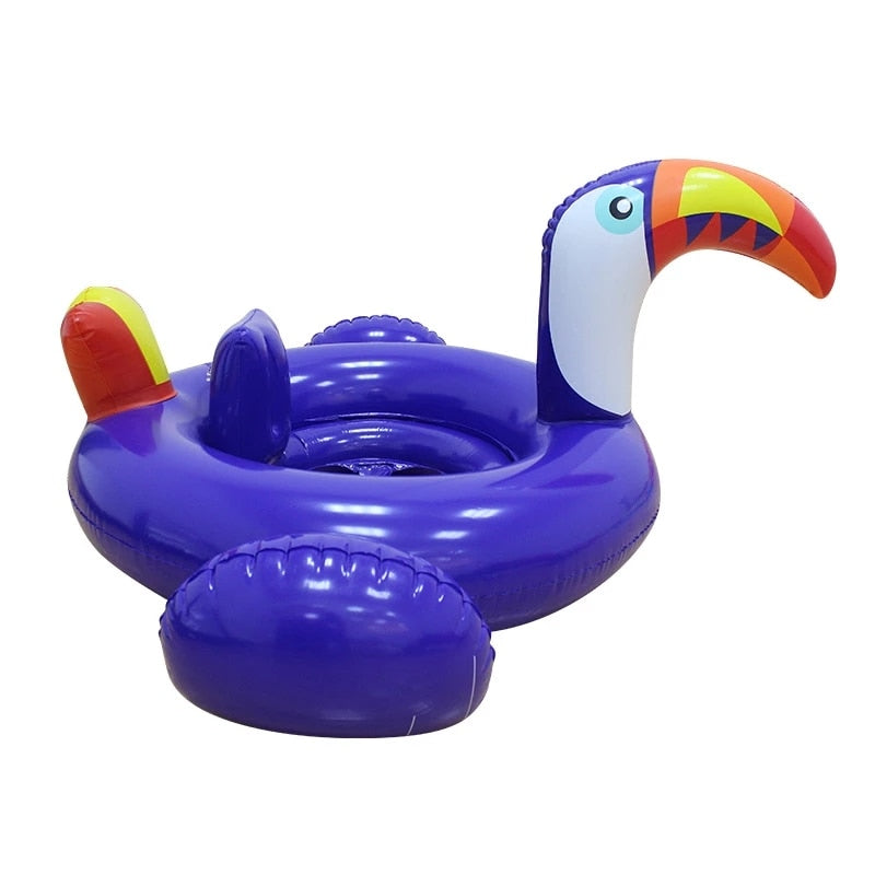 Inflatable Flamingo Kids Swimming Ring