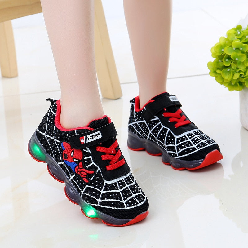 New Spiderman Cartoons Kids Shoes