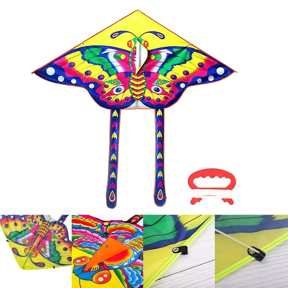 Butterfly Kite With Handle Line Toy