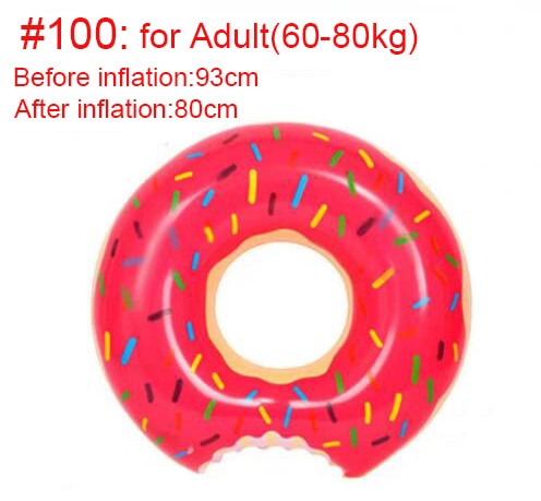 Donut Pool Float for Adult/Kids Swimming Circle Ring