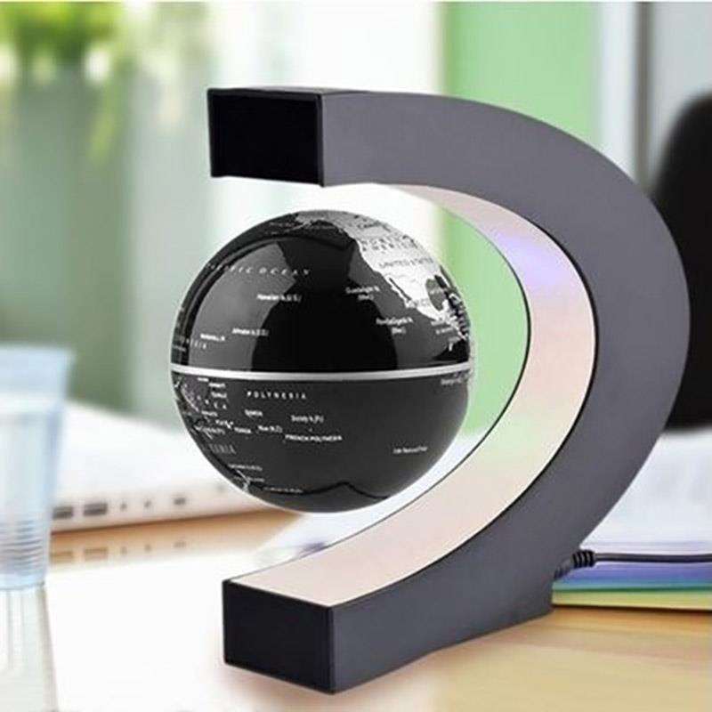 Electronic Floating Magnetic Levitation Globe LED World Map