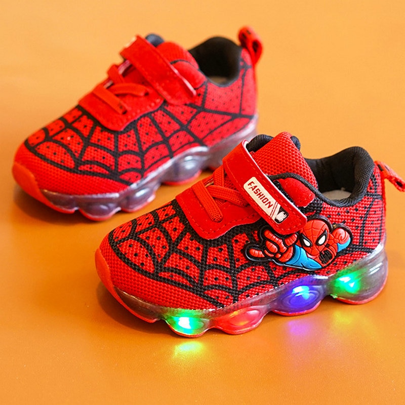 New Spiderman Cartoons Kids Shoes