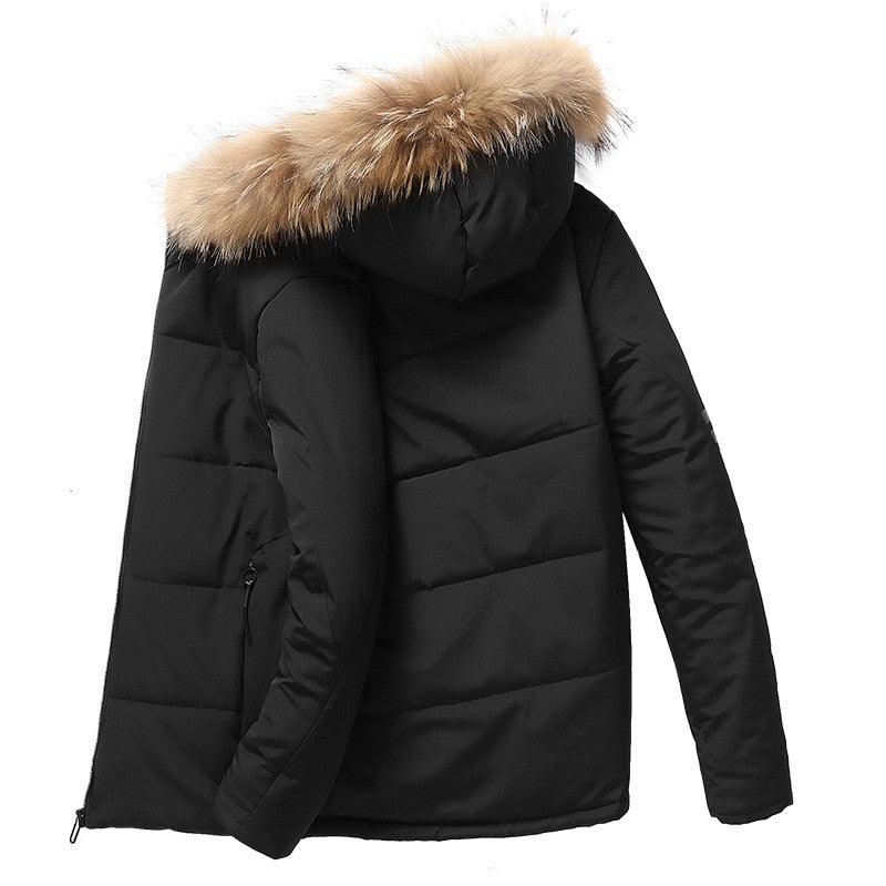 Hoodies Faux Fur Collar Coat