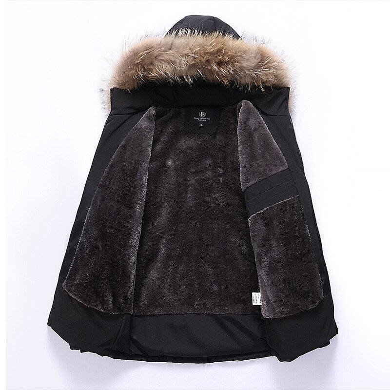 Hoodies Faux Fur Collar Coat