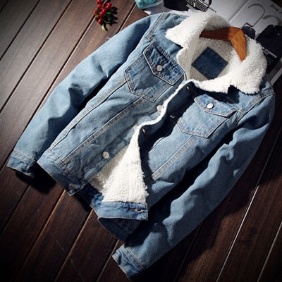 Cowboy Thick Warm Jeans Jacket