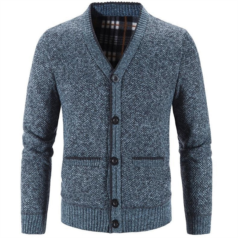 Cardigan Men Knit Clothes