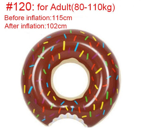 Donut Pool Float for Adult/Kids Swimming Circle Ring