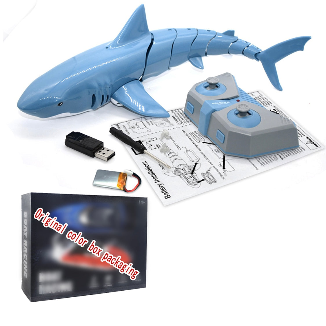 Remote Control Shark Toy Robots RC Electric Sharks toy