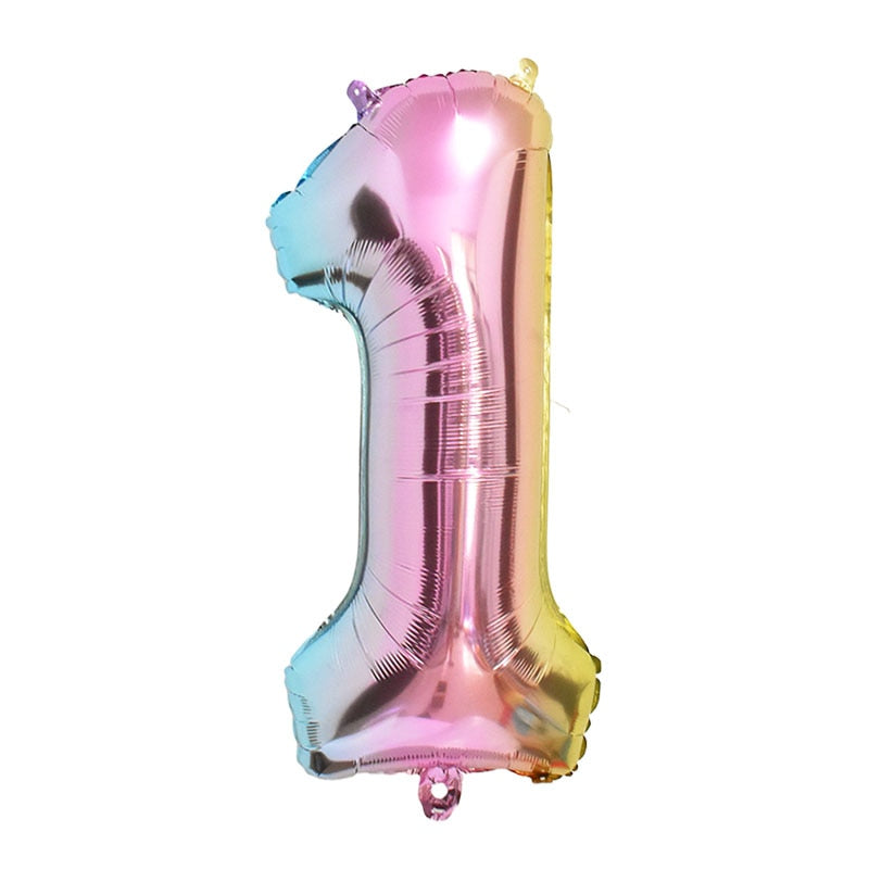 Unicorn Foil Balloons Birthday Party Theme