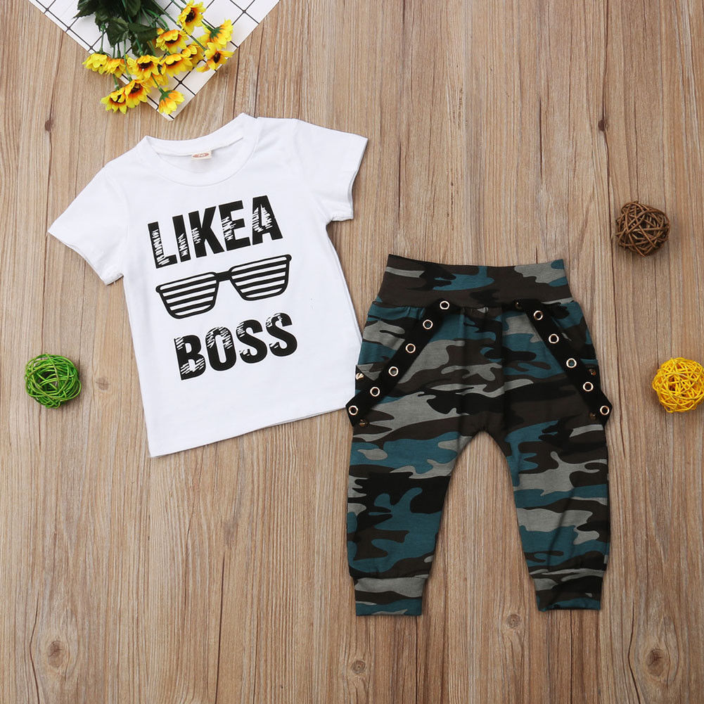 Newborn Toddler Baby Boy Clothes Set