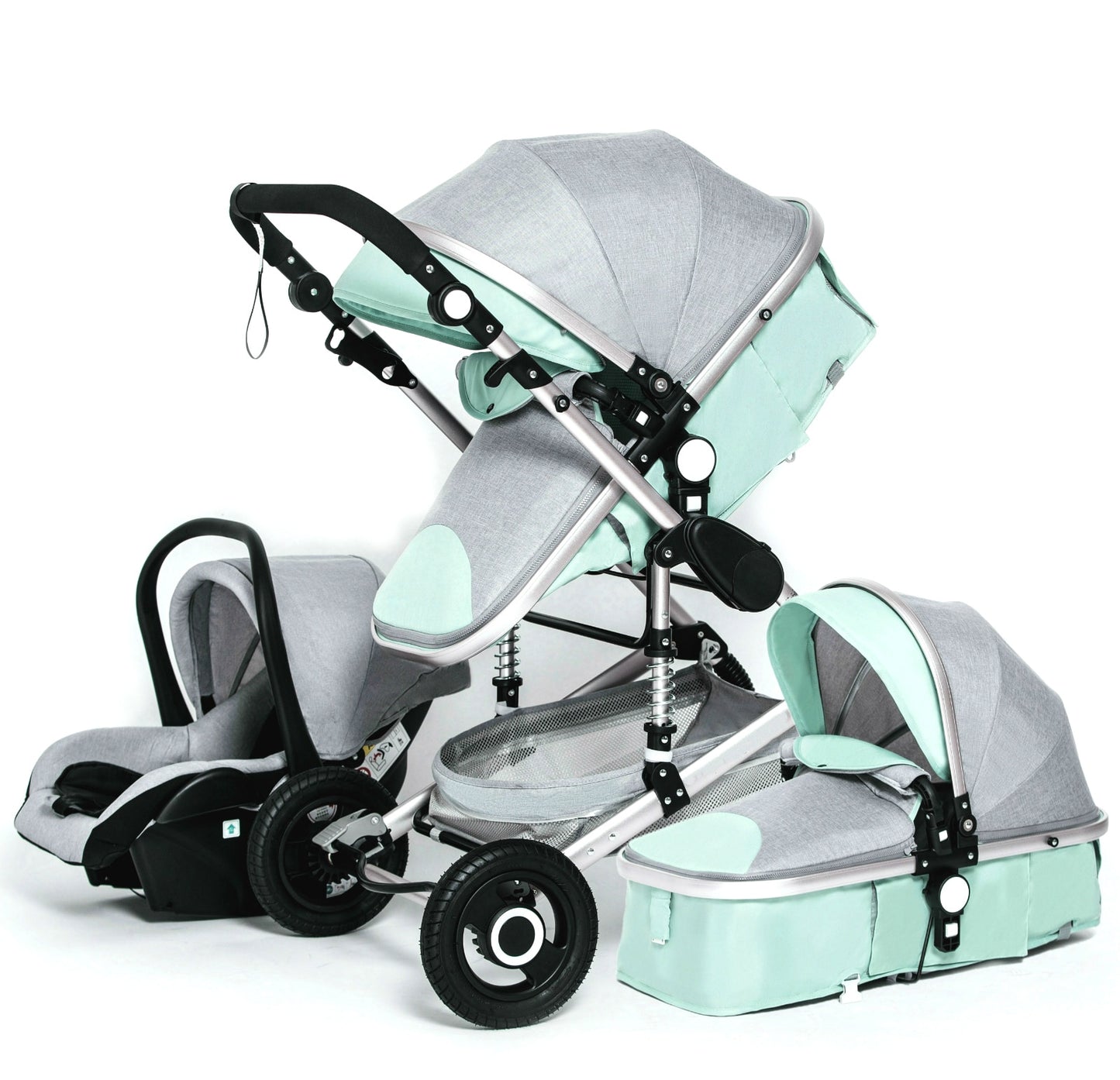 Luxurious Baby Stroller 3 in 1