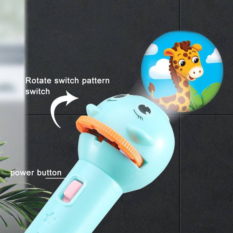 Baby Sleeping Story Book Flashlight Projector