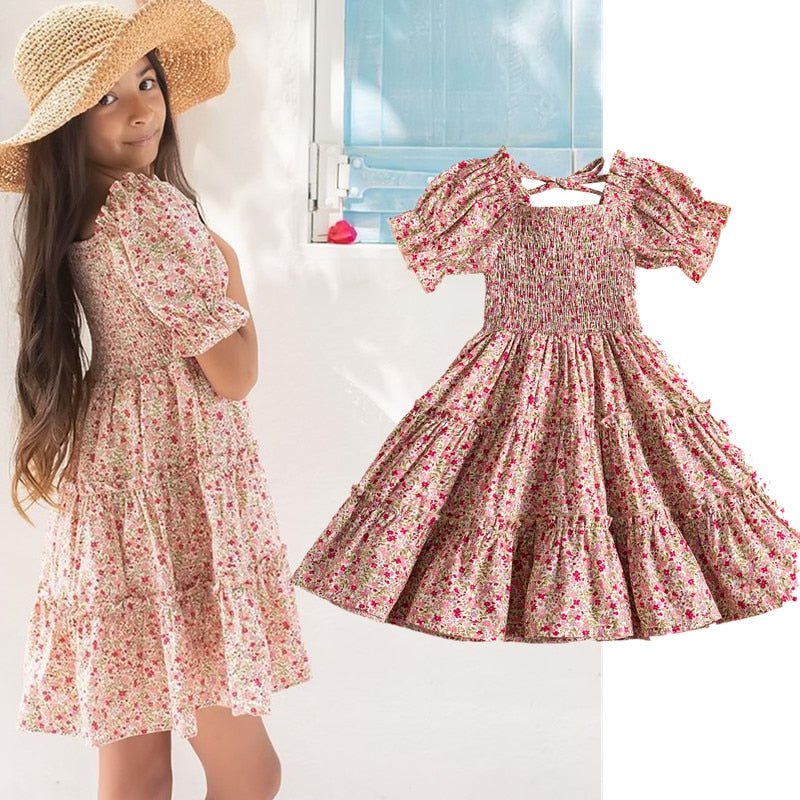 Floral Summer Dress For Girls