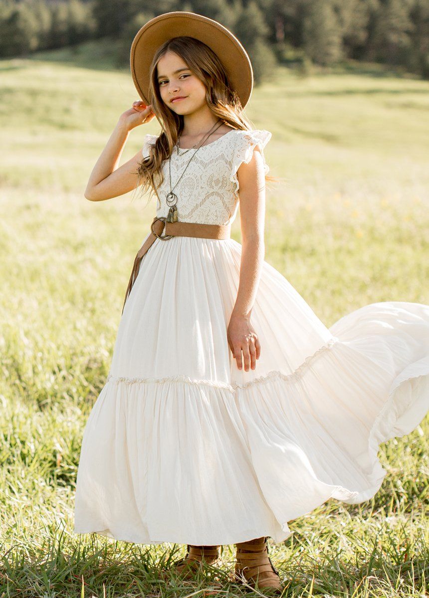 Summer Lace Cotton Bohemia Long Dress