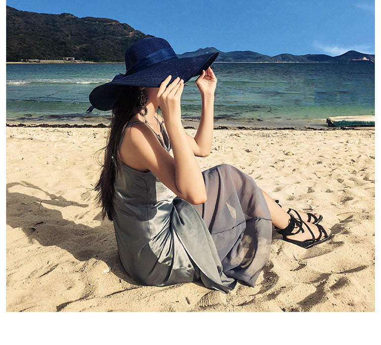 Seaside Big Hat Brim Sunblock Big Cool Hat