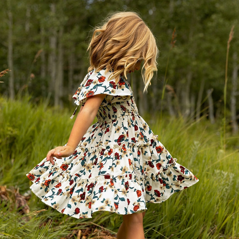 Floral Summer Dress For Girls