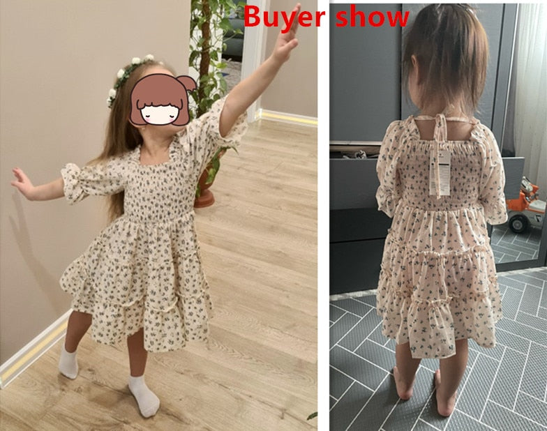 Floral Summer Dress For Girls