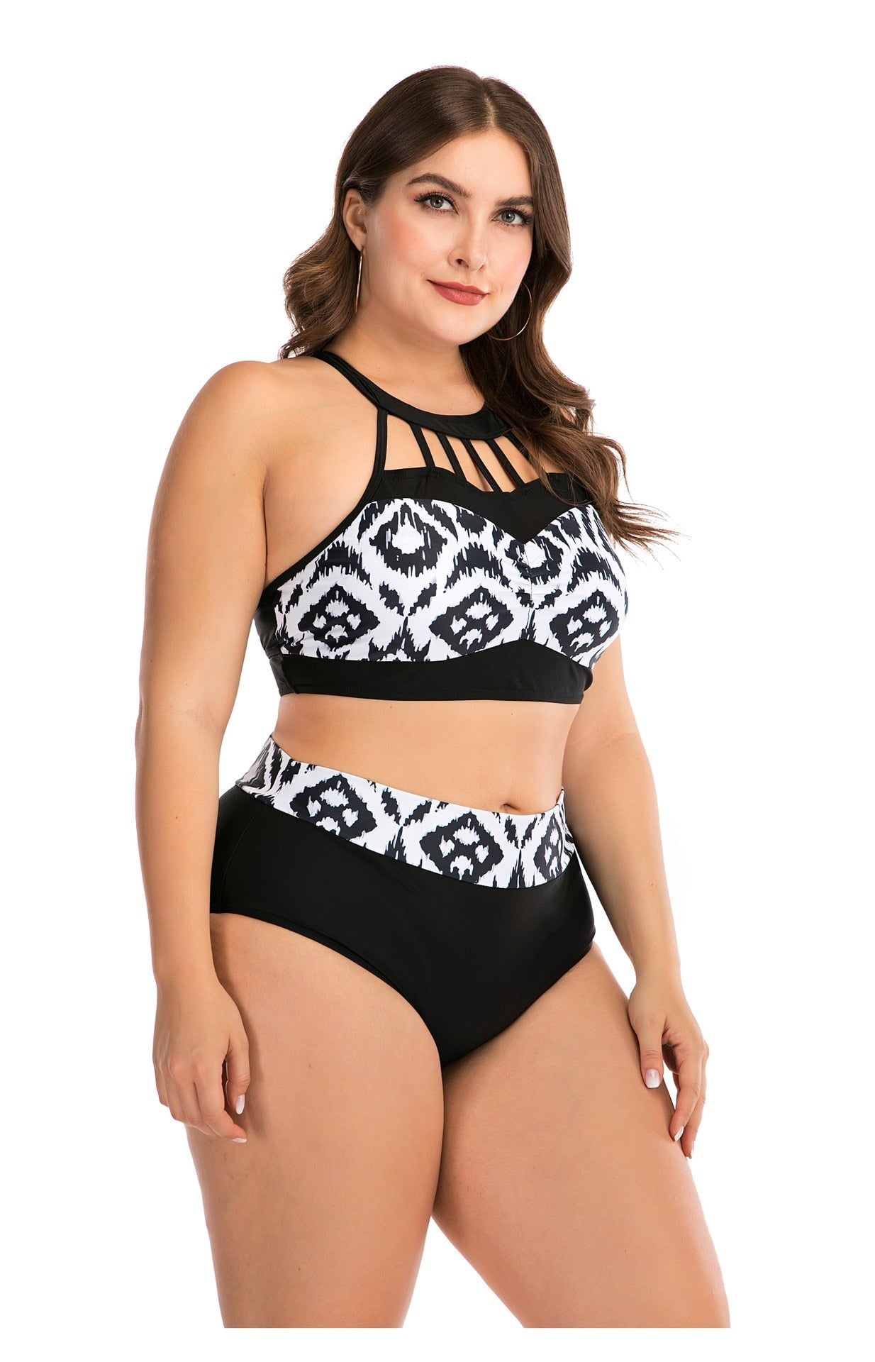 Swimwear Women Plus Size Two-piece Bikinis